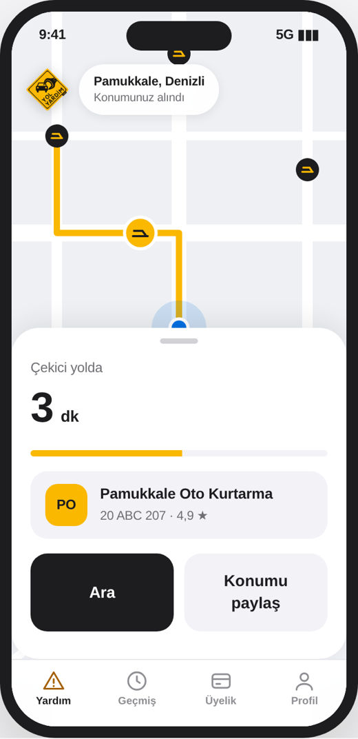 Yolyardim.com uygulaması